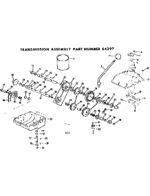 Transmission Assembly parts for Craftsman Walk-Behind Lawn Mower 13196417 from AppliancePartsPros.com