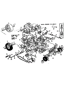 Drive Assembly parts for Craftsman Walk-Behind Lawn Mower 13196417 from AppliancePartsPros.com