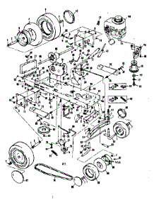 Drive Assembly parts for Craftsman Rear-Engine Riding Mower 13196450 from AppliancePartsPros.com