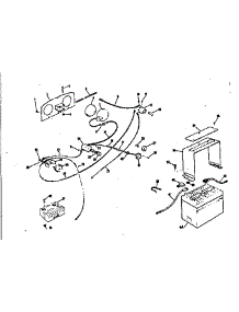 Electrical System parts for Craftsman Rear-Engine Riding Mower 13196461 from AppliancePartsPros.com