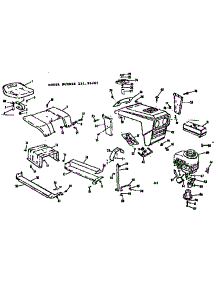 Grill And Seat Assembly parts for Craftsman Rear-Engine Riding Mower 13196465 from AppliancePartsPros.com