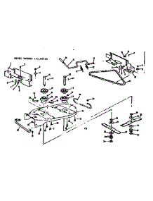 Mower Housing parts for Craftsman Rear-Engine Riding Mower 13196465 from AppliancePartsPros.com