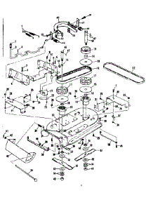 Mower Housing parts for Craftsman Rear-Engine Riding Mower 13196500 from AppliancePartsPros.com