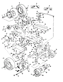 Drive Assembly parts for Craftsman Rear-Engine Riding Mower 13196500 from AppliancePartsPros.com