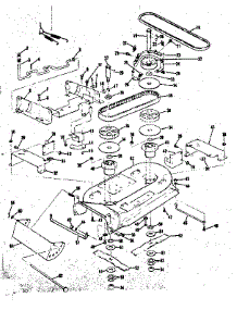 Mower Housing parts for Craftsman Rear-Engine Riding Mower 13196512 from AppliancePartsPros.com