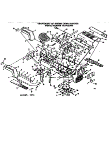 Top Half parts for Craftsman Rear-Engine Riding Mower 131965300 from AppliancePartsPros.com