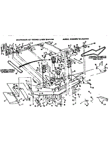 Mower Deck parts for Craftsman Rear-Engine Riding Mower 131965300 from AppliancePartsPros.com