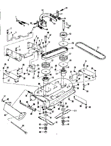 Mower Housing parts for Craftsman Rear-Engine Riding Mower 13196600 from AppliancePartsPros.com