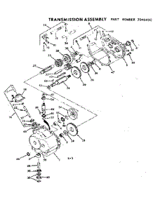 Transmission Assembly parts for Craftsman Rear-Engine Riding Mower 13196610 from AppliancePartsPros.com