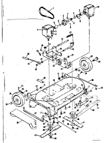 Mower Deck parts for Craftsman Rear-Engine Riding Mower 13196712 from AppliancePartsPros.com
