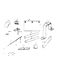 Hardware parts for Craftsman Rear-Engine Riding Mower 13196800 from AppliancePartsPros.com