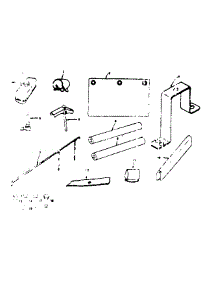 Hardware parts for Craftsman Rear-Engine Riding Mower 13196810 from AppliancePartsPros.com