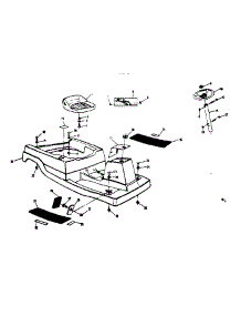 Seat Assembly parts for Craftsman Rear-Engine Riding Mower 13196820 from AppliancePartsPros.com