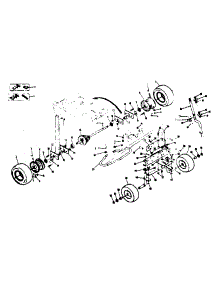 Wheel And Axle Assembly parts for Craftsman Rear-Engine Riding Mower 13196840 from AppliancePartsPros.com