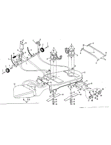 Mower Deck parts for Craftsman Rear-Engine Riding Mower 13196860 from AppliancePartsPros.com