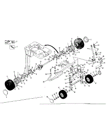Wheel And Axle Assembly parts for Craftsman Rear-Engine Riding Mower 13196860 from AppliancePartsPros.com