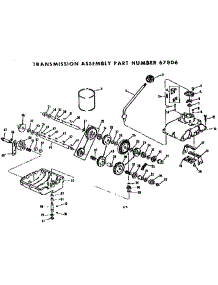Transmission Assembly parts for Craftsman Rear-Engine Riding Mower 13196890 from AppliancePartsPros.com
