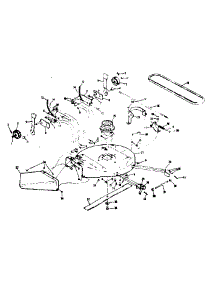 Mower Deck parts for Craftsman Rear-Engine Riding Mower 13196890 from AppliancePartsPros.com