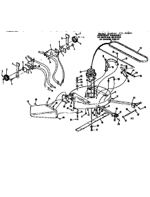 Mower Deck parts for Craftsman Rear-Engine Riding Mower 13196891 from AppliancePartsPros.com