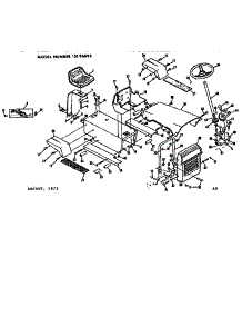 Seat And Steering Assembly parts for Craftsman Rear-Engine Riding Mower 13196892 from AppliancePartsPros.com