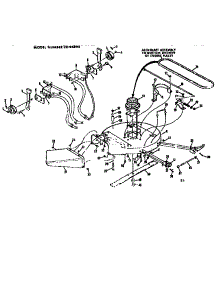 Mower Deck parts for Craftsman Rear-Engine Riding Mower 13196892 from AppliancePartsPros.com