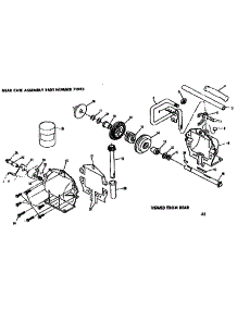 Gear Case Assembly parts for Craftsman Rear-Engine Riding Mower 13196900 from AppliancePartsPros.com