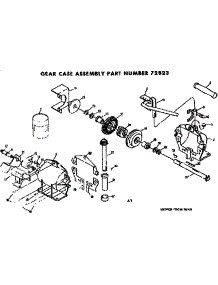 Gear Case Assembly parts for Craftsman Rear-Engine Riding Mower 13196901 from AppliancePartsPros.com