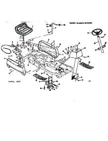 Seat Assembly parts for Craftsman Rear-Engine Riding Mower 13196911 from AppliancePartsPros.com