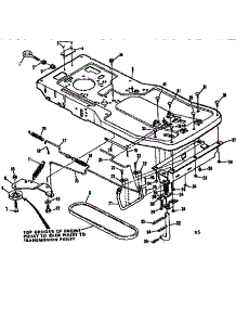 Chassis Assembly parts for Craftsman Rear-Engine Riding Mower 13196911 from AppliancePartsPros.com