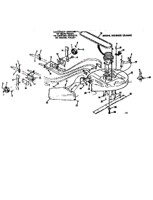 Mower Deck parts for Craftsman Rear-Engine Riding Mower 13196911 from AppliancePartsPros.com