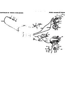 Transmission parts for Craftsman Rear-Engine Riding Mower 131969120 from AppliancePartsPros.com
