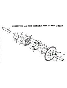 Differential And Axle Assembly parts for Craftsman Rear-Engine Riding Mower 131969170 from AppliancePartsPros.com