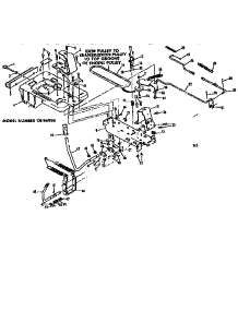 Handle Assembly parts for Craftsman Rear-Engine Riding Mower 13196920 from AppliancePartsPros.com