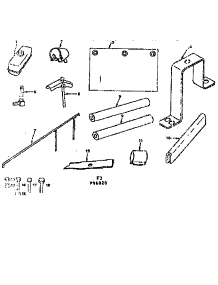 Hardware parts for Craftsman Rear-Engine Riding Mower 13196920 from AppliancePartsPros.com