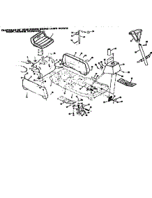 Seat Assembly parts for Craftsman Rear-Engine Riding Mower 131969220 from AppliancePartsPros.com
