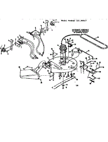 Mower Deck parts for Craftsman Rear-Engine Riding Mower 13196927 from AppliancePartsPros.com