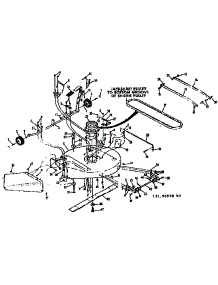 Mower Deck parts for Craftsman Rear-Engine Riding Mower 13196930 from AppliancePartsPros.com