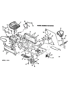 Seat Assembly parts for Craftsman Rear-Engine Riding Mower 131969310 from AppliancePartsPros.com