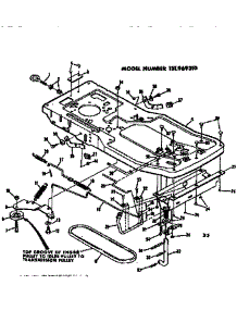 Chassis Assembly parts for Craftsman Rear-Engine Riding Mower 131969310 from AppliancePartsPros.com