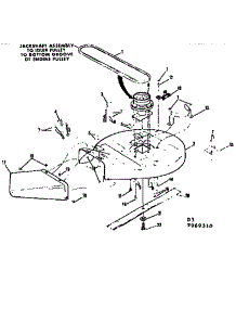 Mower Deck parts for Craftsman Rear-Engine Riding Mower 131969310 from AppliancePartsPros.com
