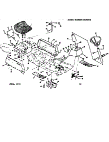 Seat Assembly parts for Craftsman Rear-Engine Riding Mower 13196941 from AppliancePartsPros.com
