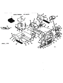 Seat Assembly parts for Craftsman Rear-Engine Riding Mower 13196950 from AppliancePartsPros.com