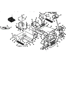 Seat Assembly parts for Craftsman Rear-Engine Riding Mower 13196950X from AppliancePartsPros.com