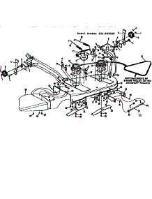 Mower Deck parts for Craftsman Rear-Engine Riding Mower 13196950X from AppliancePartsPros.com