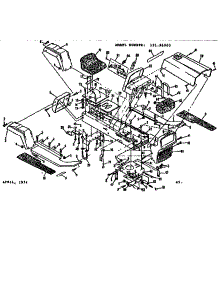 Top Half parts for Craftsman Rear-Engine Riding Mower 13196960 from AppliancePartsPros.com