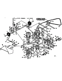 Mower Deck parts for Craftsman Rear-Engine Riding Mower 13196960 from AppliancePartsPros.com