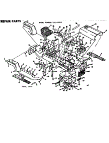 Top Half parts for Craftsman Rear-Engine Riding Mower 13196970 from AppliancePartsPros.com