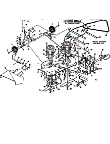 Mower Deck parts for Craftsman Rear-Engine Riding Mower 13196970X from AppliancePartsPros.com