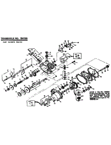 Transaxle parts for Craftsman Rear-Engine Riding Mower 13196972 from AppliancePartsPros.com