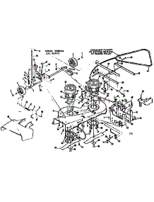 Mower Deck parts for Craftsman Rear-Engine Riding Mower 13196972 from AppliancePartsPros.com